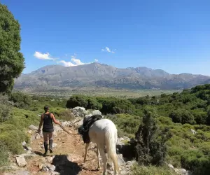 heerlijk paardrijden in Griekenland